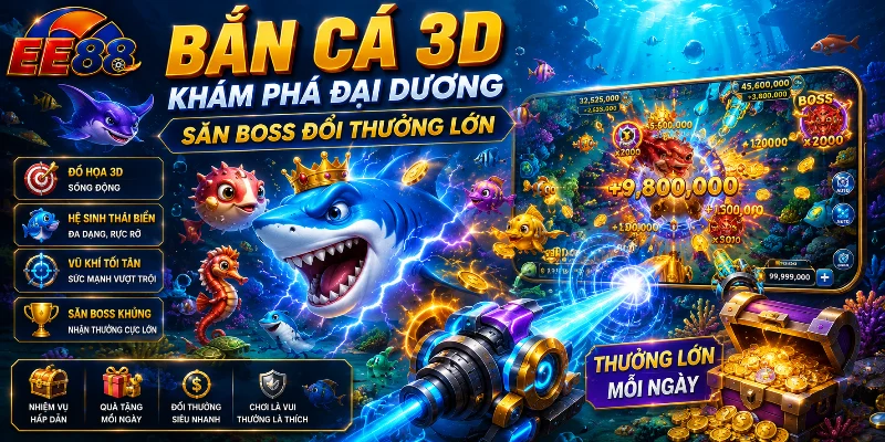 Tham gia bắn cá người chơi sẽ hóa thân thành những tay săn cừ khôi